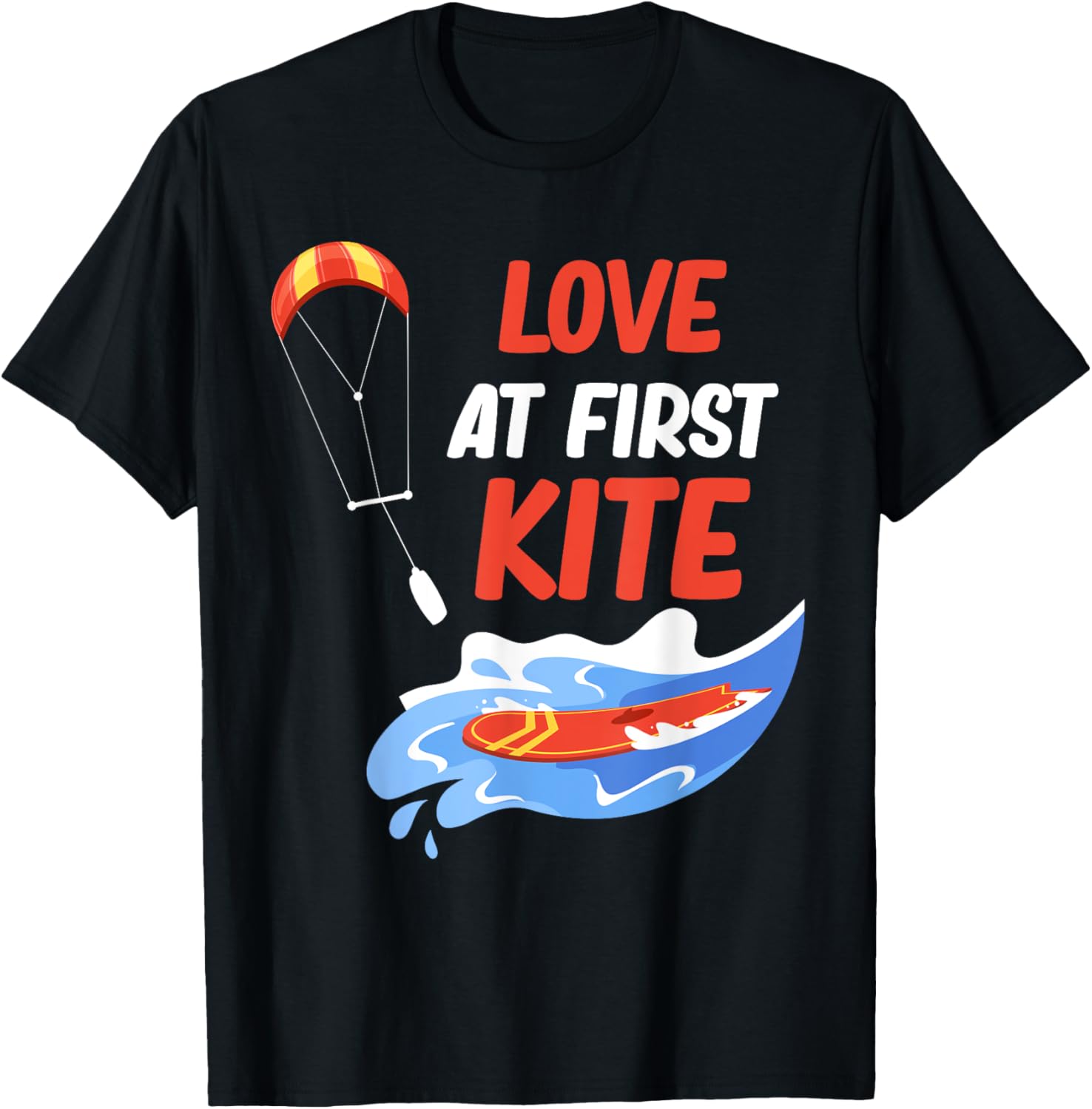 Love At First Kite Kitesurfing Sailboard Windy Boating