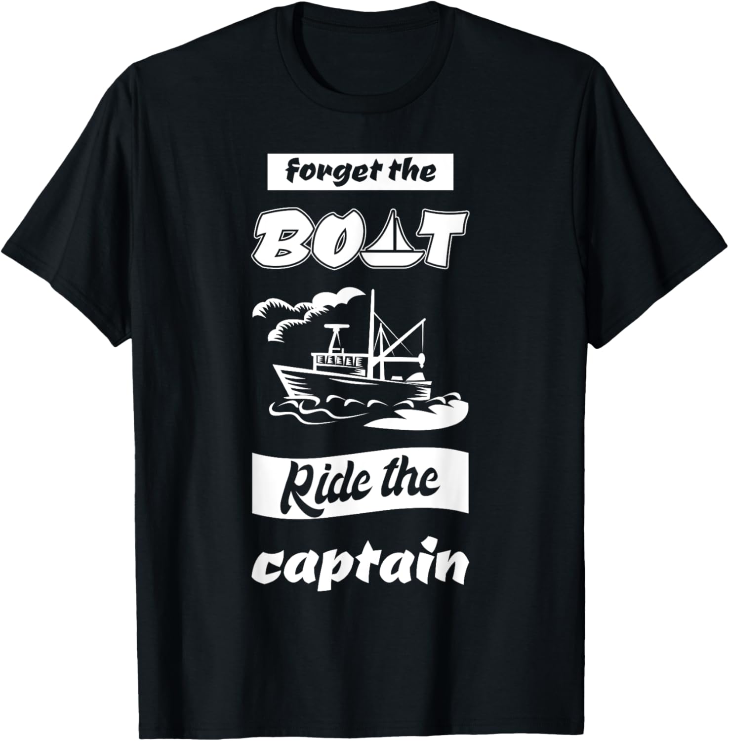 Mens Funny Boat Captain Boating Boat Party Captain