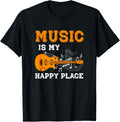 Musician Guitar Notes - Music Is My Happy Place