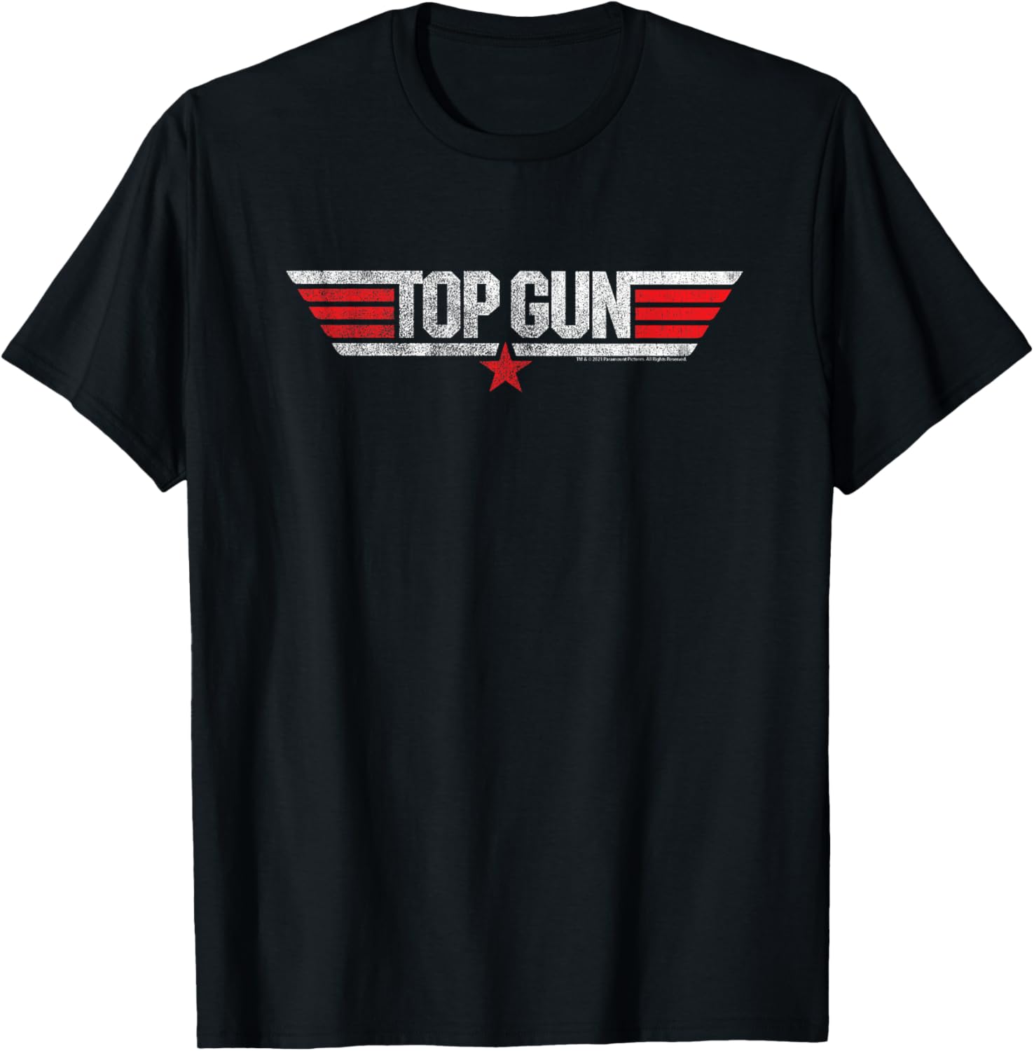 Top Gun Front Back Logo With Goose Movie