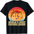 Mens Pancake Dad Vintage World's Best Pancake Maker Father's Day