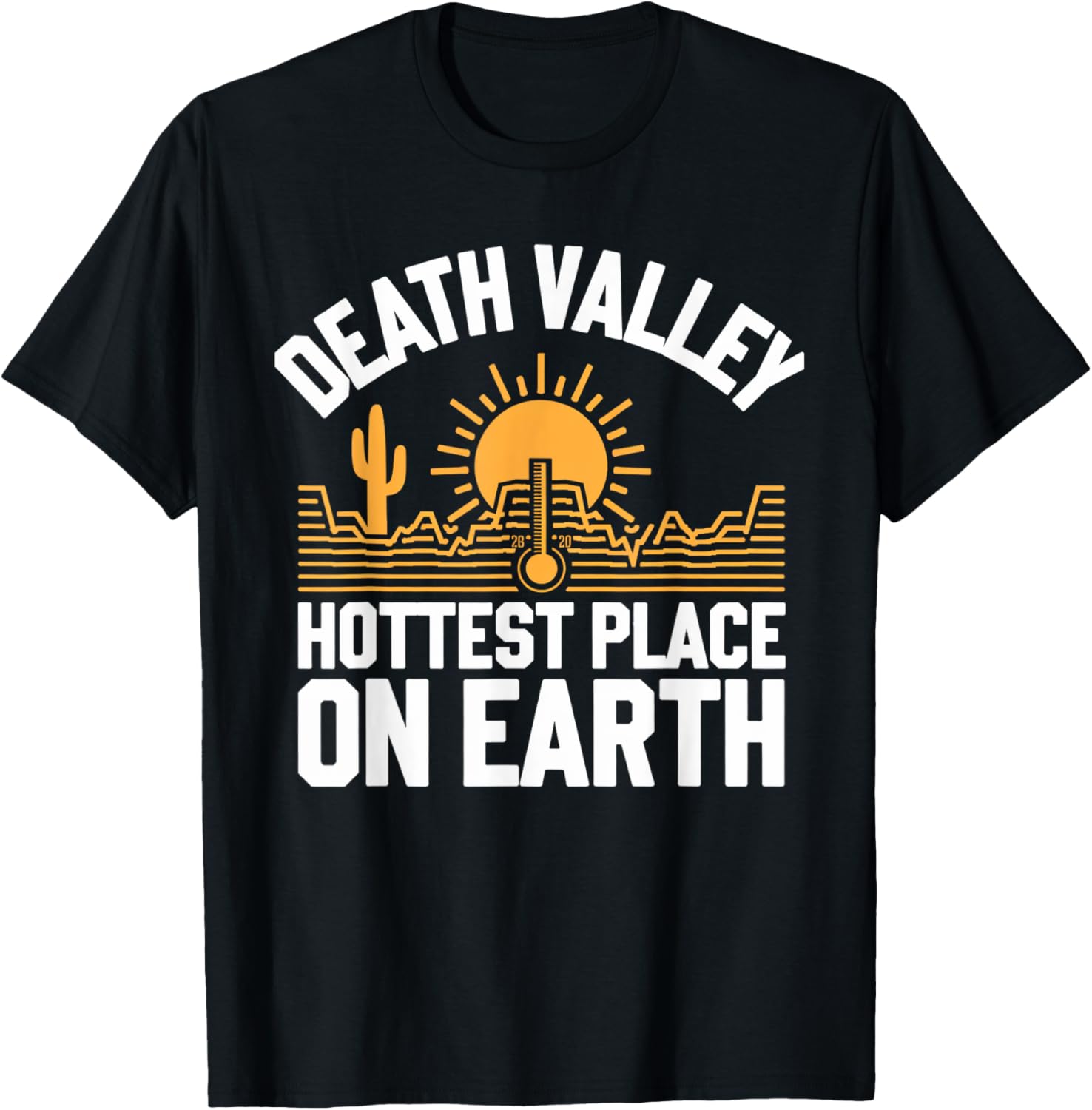 Death Valley Hottest Place On Earth Retro Desert Style