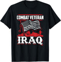Combat Veteran Tees Iraq Shirts Soldier Men Women Guns