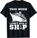 Funny Cruising Art Men Women Cruise Ship Boat