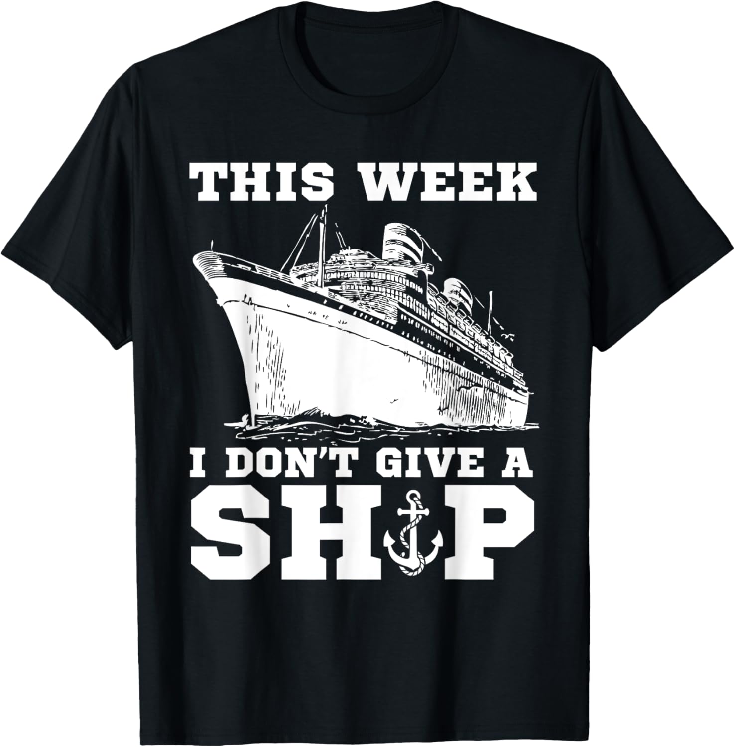 Funny Cruising Art Men Women Cruise Ship Boat