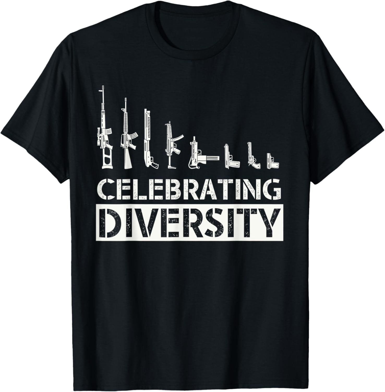 Celebrate Diversity Gun Shirt Gun Lovers Men Gun