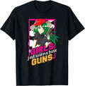 Retro Just Wanna Have Guns Japanese Anime Girl