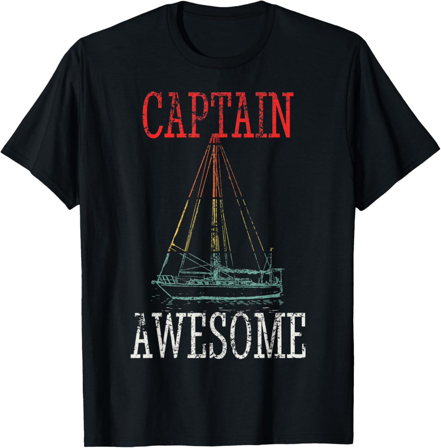 Best Captain Awesome Funny Boat Sailing
