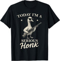 Today Im A Serious Honk Funny Goose With Gun Meme