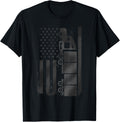 American Flag Semi Truck Driver 18 Wheeler Patriotic