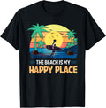 The Beach Is My Happy Place T-Shirt for Men Women Kids