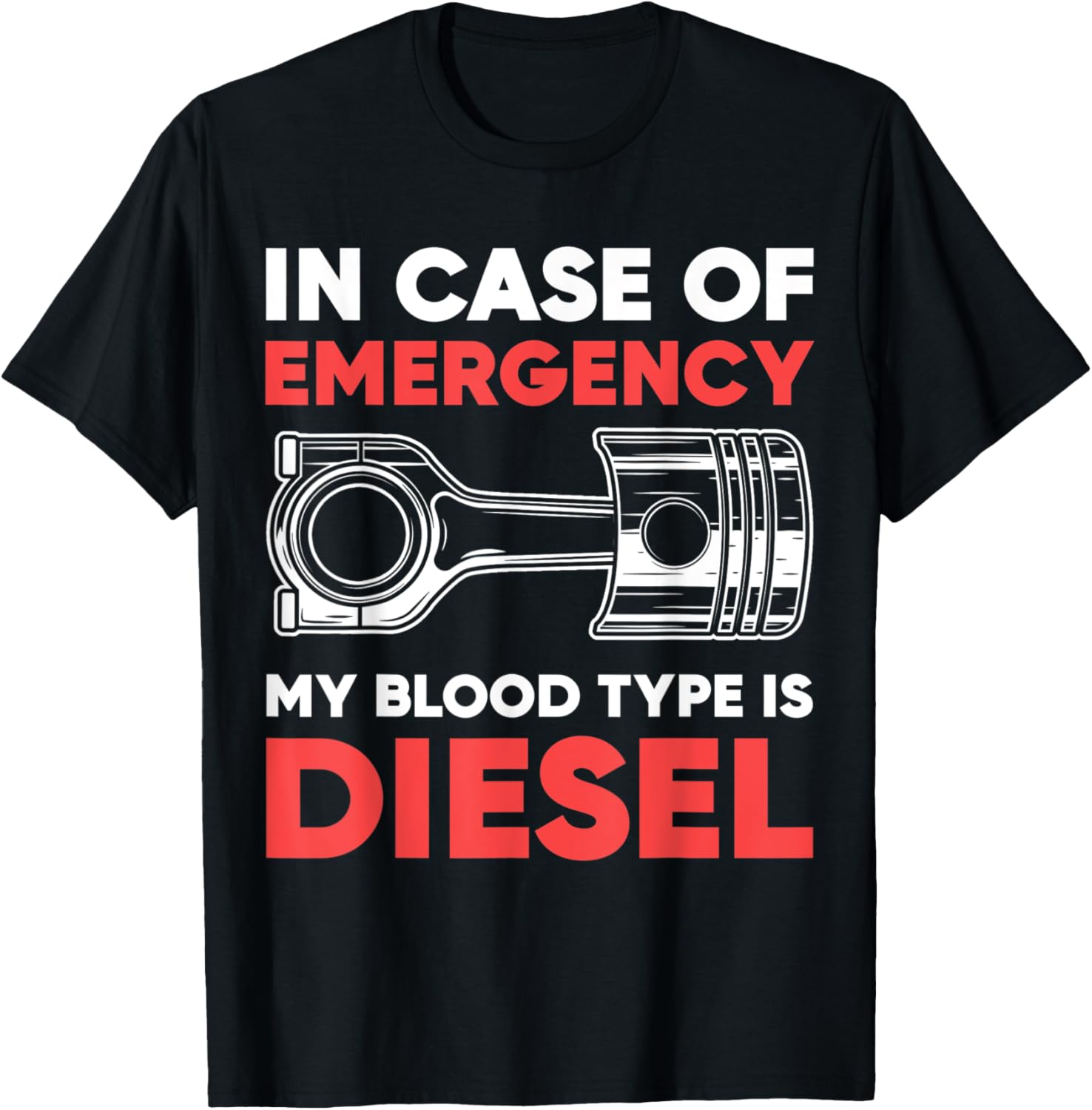 Truckdriver In Case Of Emergency My Blood Type