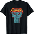 Comics Retro Classic Punisher Gun Filled Skull Logo