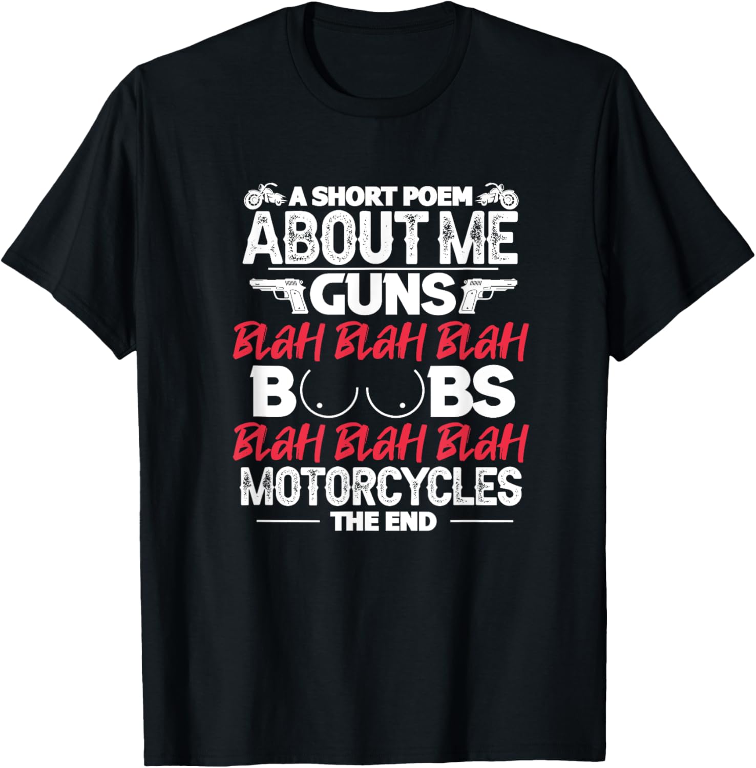 Motorcycle Funny Short Poem About Me Guns Boobs Motorcycles