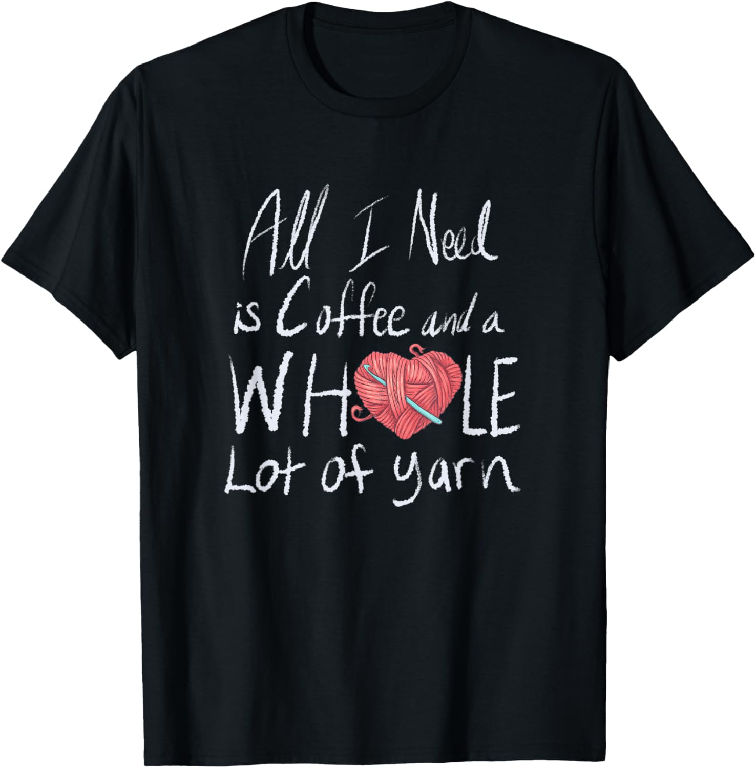 All I need is Coffee and a whole lot of Yarn | Crochet Knit