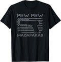Pew Madafakas 9Mm 45 Pistol Ammo Usa Flag Funny Gun Women Men