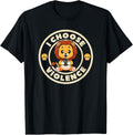 I Choose Violence Funny Cute Lion Holding Gun