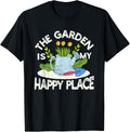 The Garden Is My Happy Place Funny Gardening Plant Lover