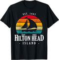 Vintage Distressed Hilton Head Est 1663 Nautical Boating