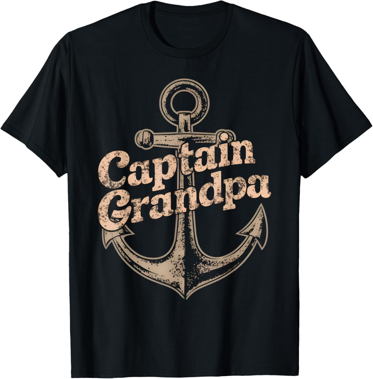 Captain Grandpa Anchor Pontoon Lake Sailor Fishing Boating