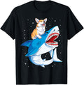 Corgi Shark T shirt Kids Boys Men Space Galaxy Jawsome Gifts
