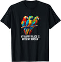 My Happy Place Is With My Macaw -