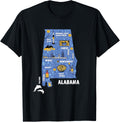 Funny Alabama Cities Favorite Places Travel Map
