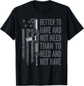 Better To Have Not Need Ar15 Gun Usa Funny Pro Gun