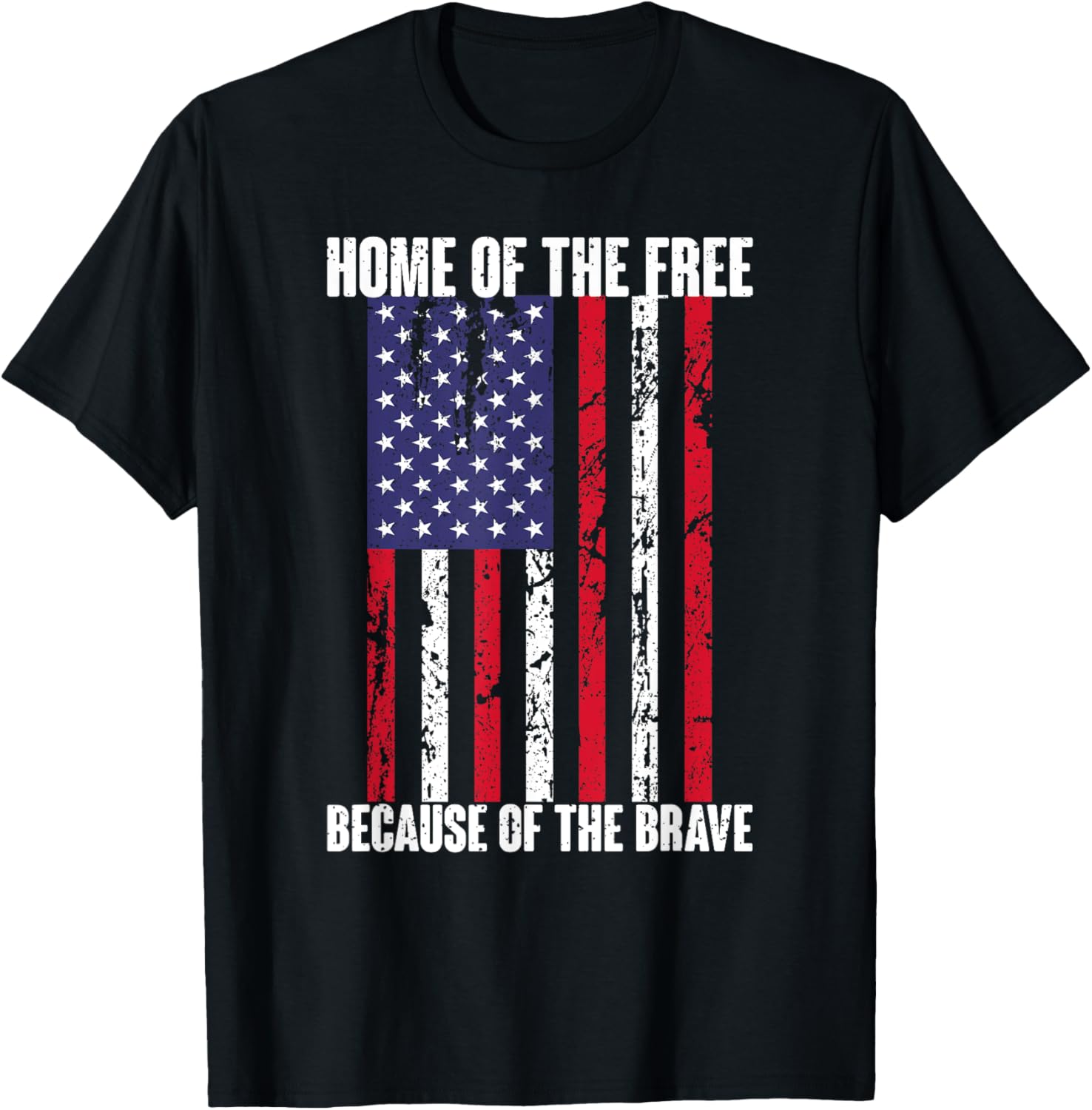American Flag Veteran For Men Women Kids: Home Of The Free
