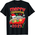 Merry Cruisemas 2023 Funny Santa Hat Cruising Boat