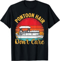 Vintage Pontoon Hair Don Care Pontoon Boat Captain