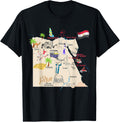 Egypt map with the major cities, Tourist places, attractions