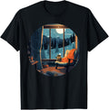 A warm house with a fluffy cat for lovers of comfortable T-Shirt for Men Women Kids