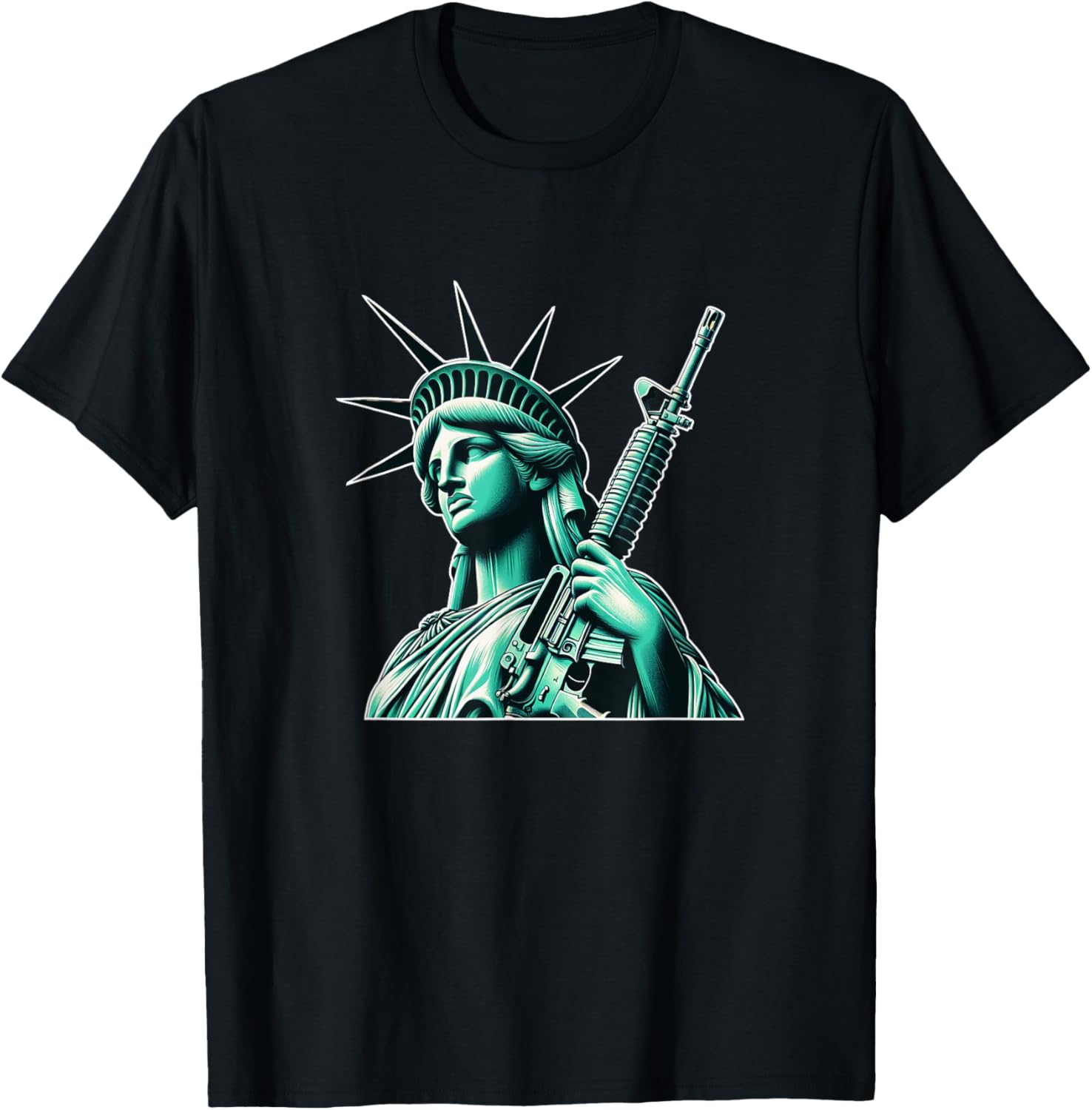 Statue Of Liberty With Gun Pro Second Amendment