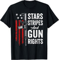 Stars Stripes Gun Rights Ar15 Patriotic Usa Pro Gun T Shirt Women