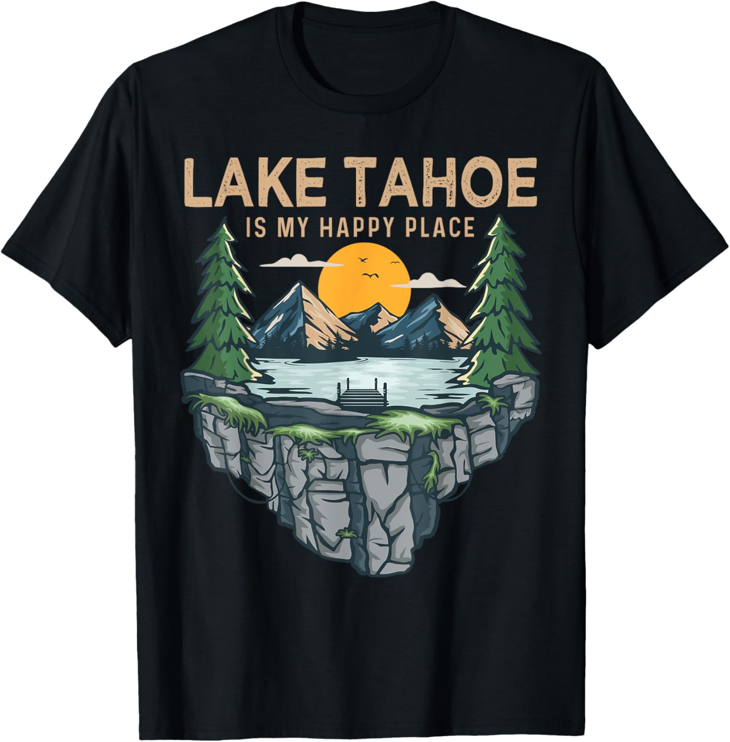 Fishing Boating Camping - My Happy Place Lake Tahoe