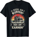 Retro Diesel Trucker Big Rig Semi Trailer Truck