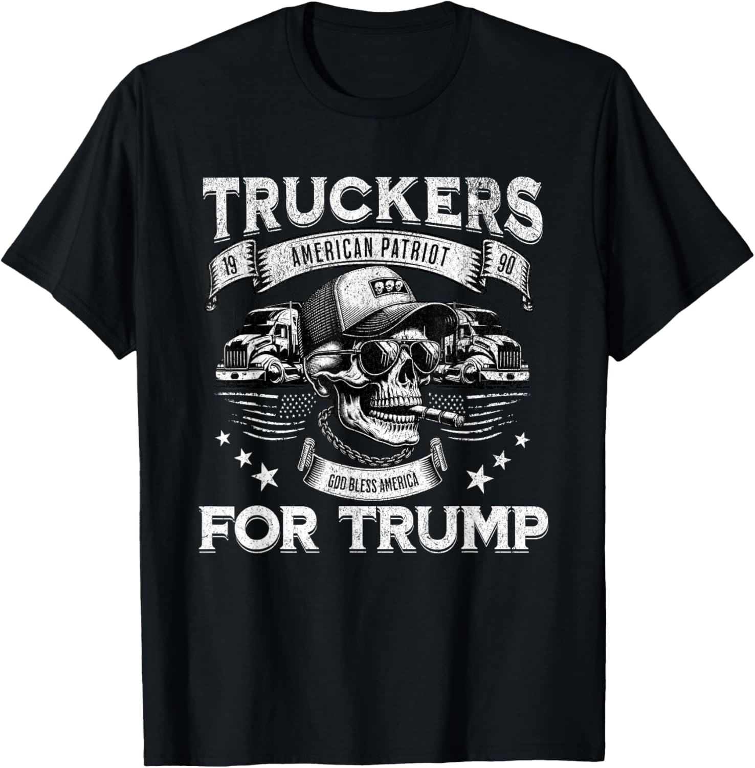 Truckers Trump American Truck Driver Trucker Diesel Semi