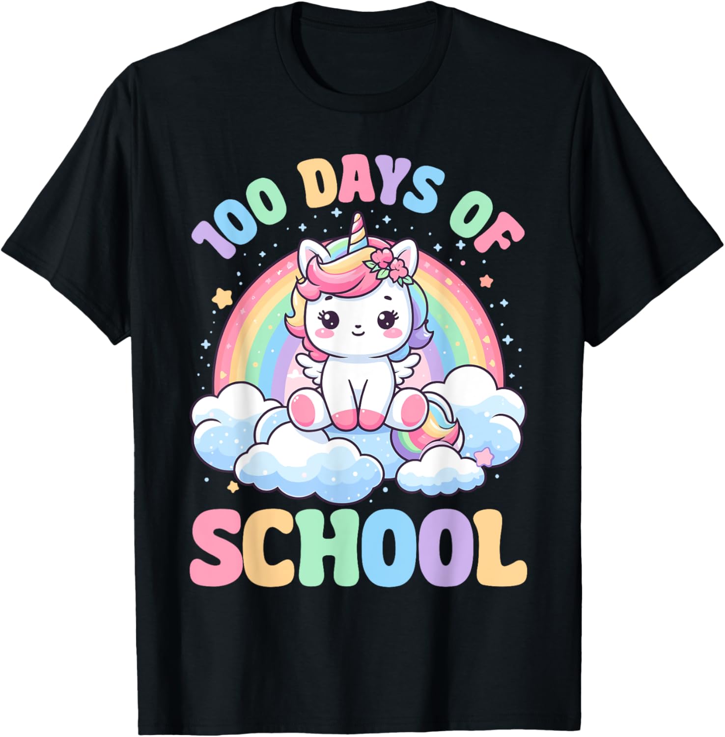 100 Days of School Unicorn Happy 100th Day Teacher Student Apparel | Premium Quality