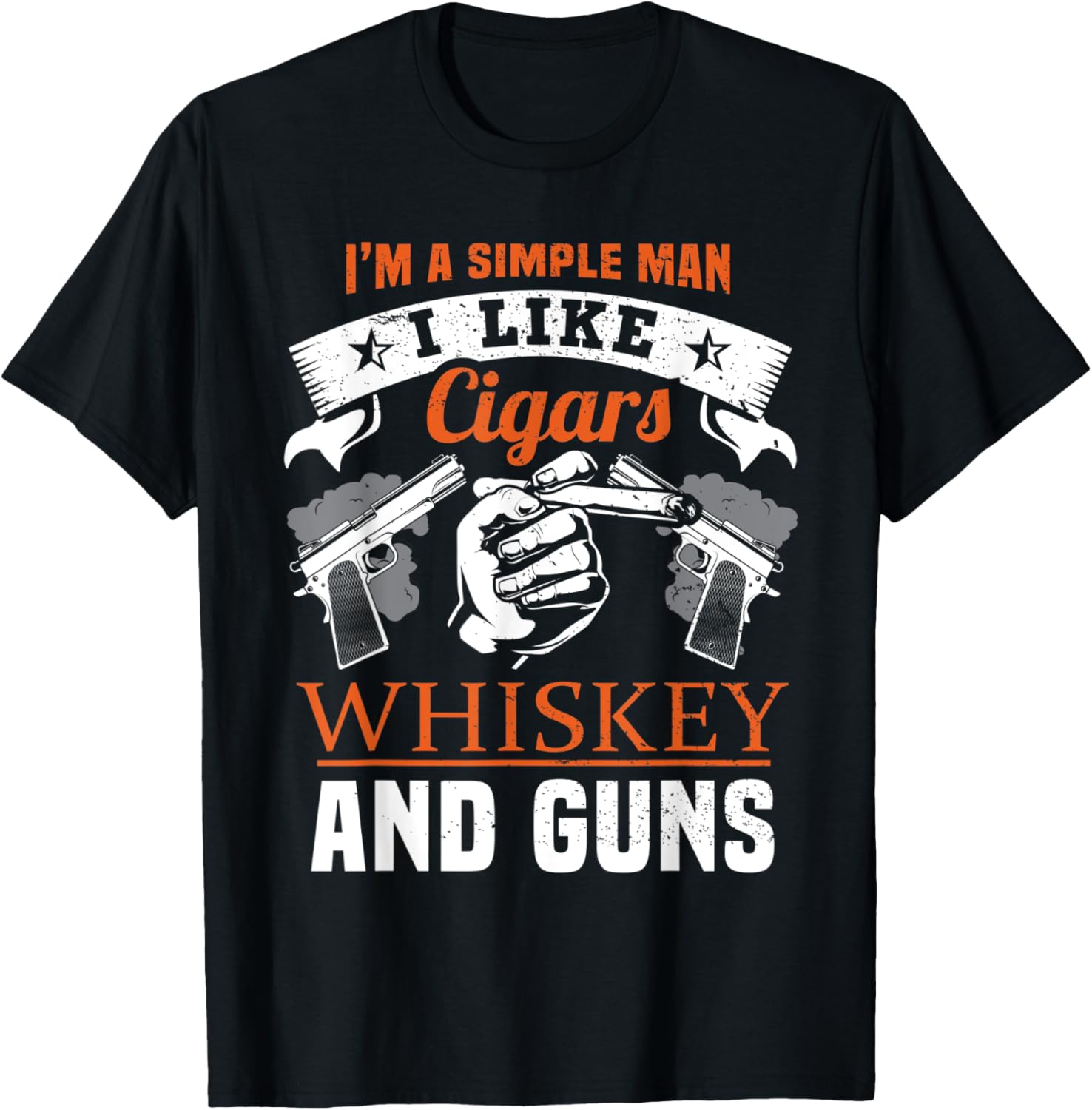 Cigar Smoker Smoke Cigars Whiskey Drinker Gun Lover Smoking