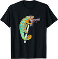 Chameleon With Gun Funny Lizard Reptile Lover