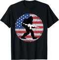 Bigfoot Gun Owner Tee Us American Flag Sasquatch Ar15 Rifle T Shirt