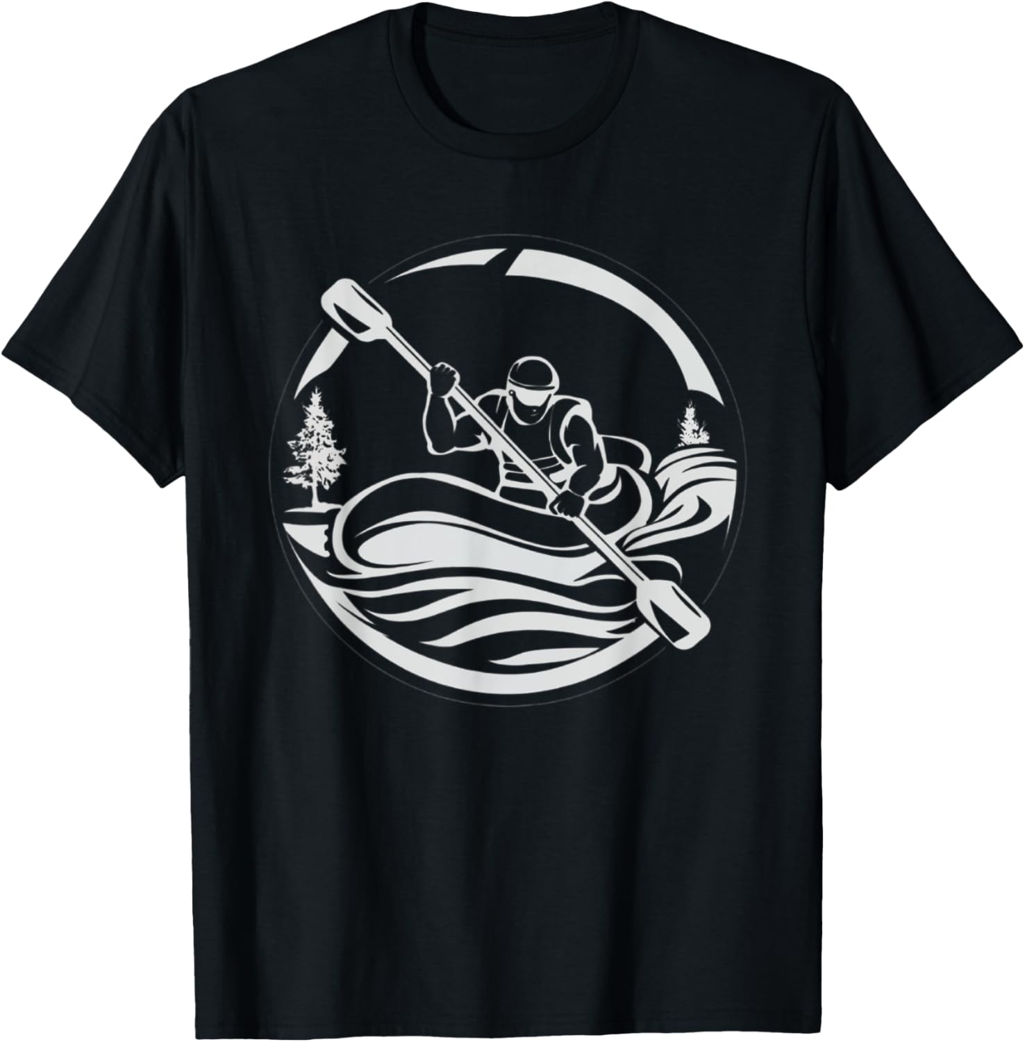 River Rafting Adventure Design Paddle Nature Boat White