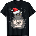 Christmas Cat Is This Jolly Enough Grumpy Christmas Men Women Kids
