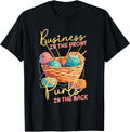 Business in the Front Purls in the Back Yarn Knitting Humor