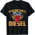 Mechanic Car Freak Blood Type Diesel
