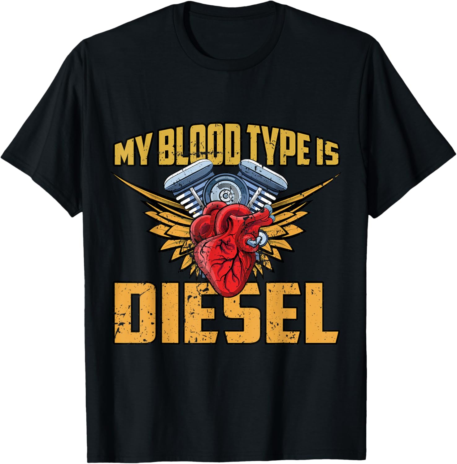 Mechanic Car Freak Blood Type Diesel