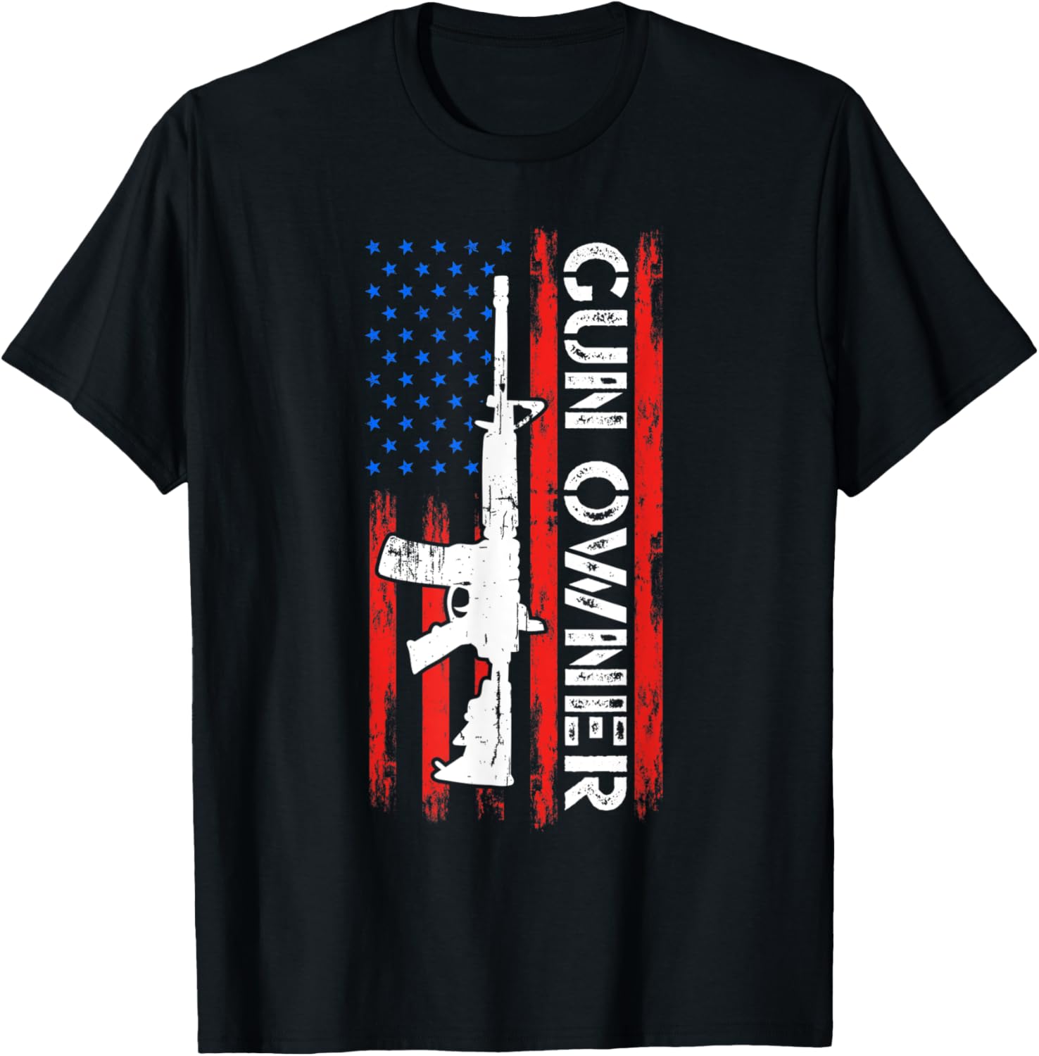 Gun Owner American Flag Firearm Gun Enthusiast Patriotic
