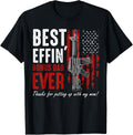 Mens Best Effin U2019 Bonus Dad Ever Proud Veteran Father Us Flag