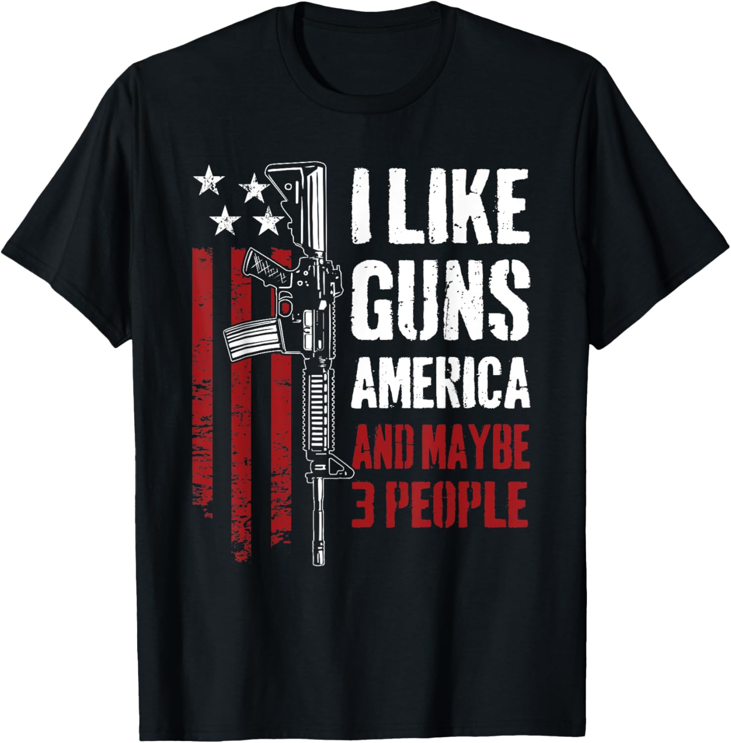 I Like Guns America Maybe 3 People Funny Introvert Gun